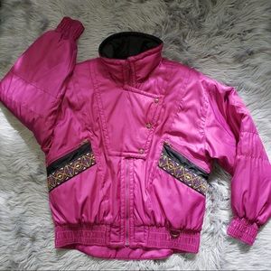 Vintage white stag winter snow jacket women’s